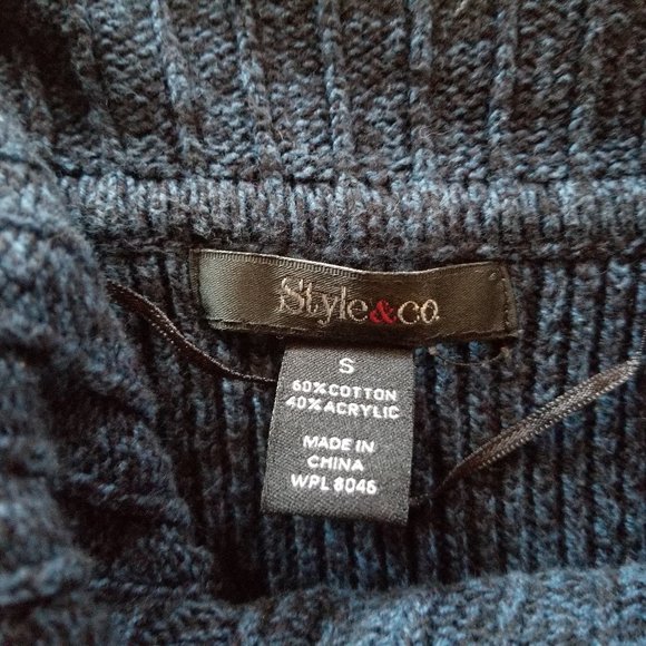 Style & Co. Women Cardy Knit Tunic Sweater Size S - Picture 5 of 7